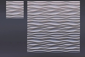 Гипсовая 3D панель DecoStyl Волна Атлантика (009)
